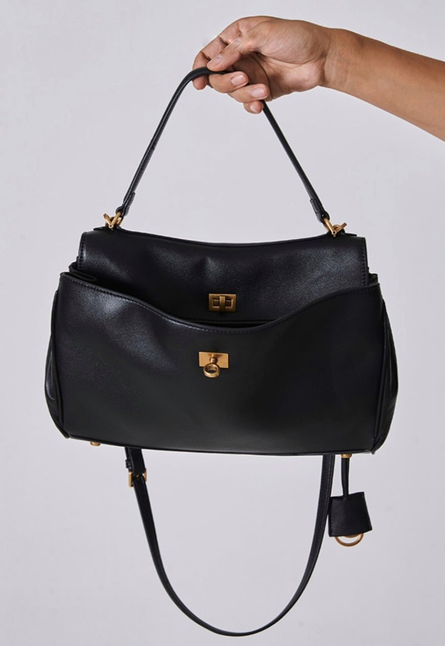 Men's Genuine cowhide premium handbag
