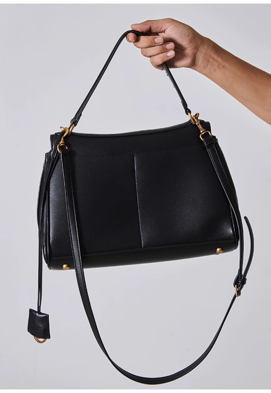 Men's Genuine cowhide premium handbag