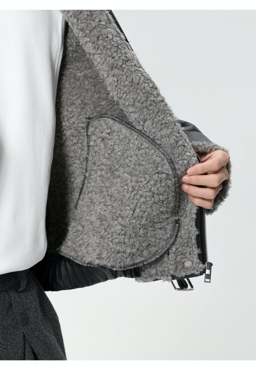 Men's Fur-lined warm coat