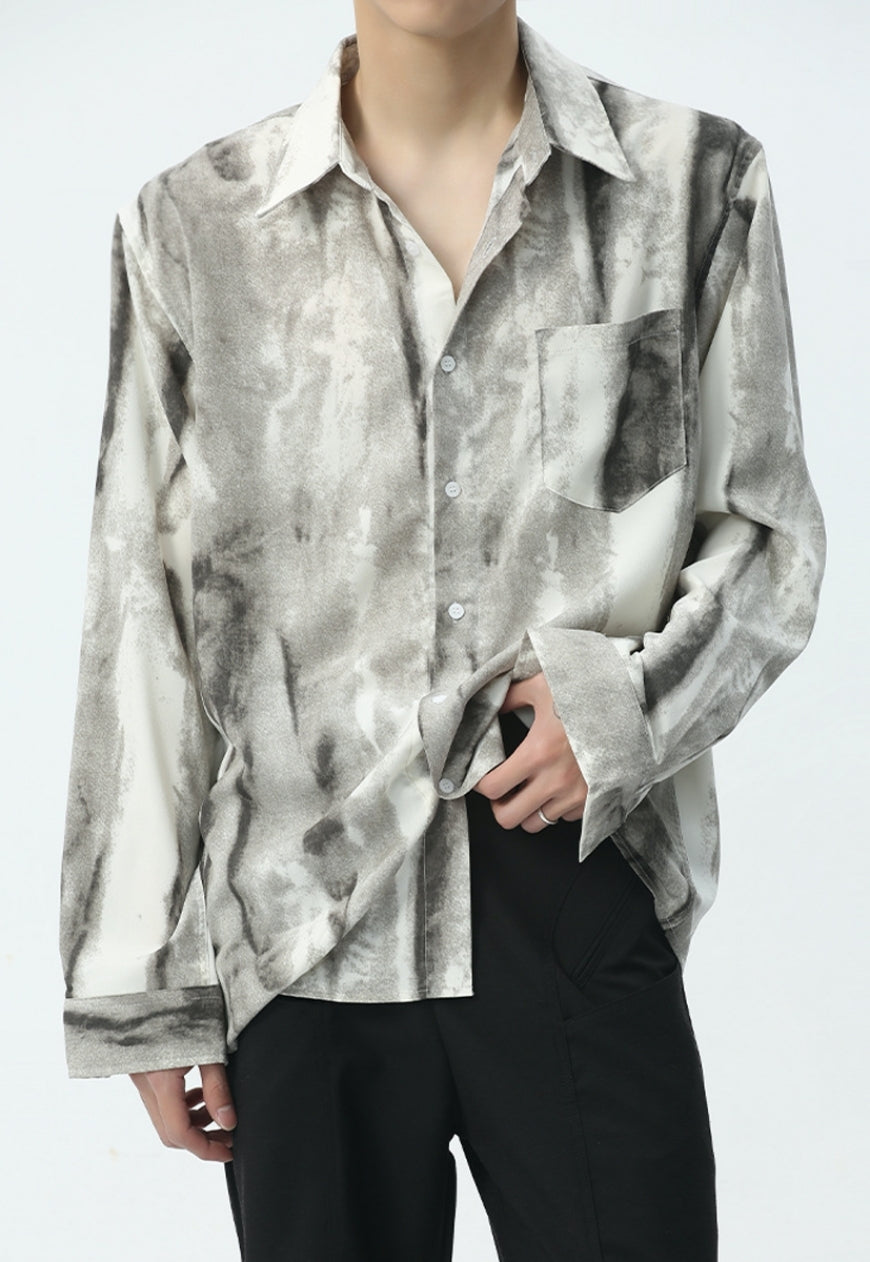 Men's Ink tie-dye shirt