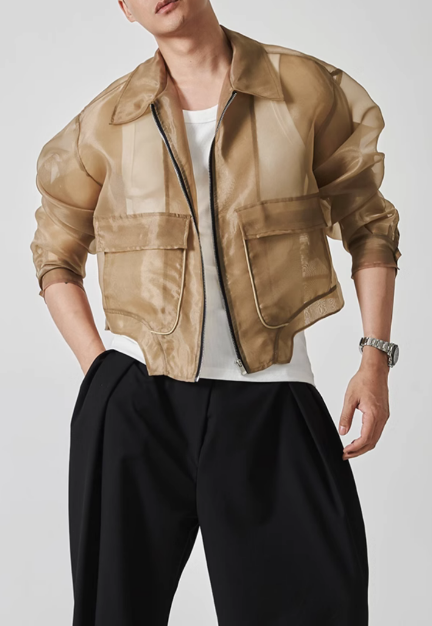 Men's Sunscreen Gauze Premium Jacket