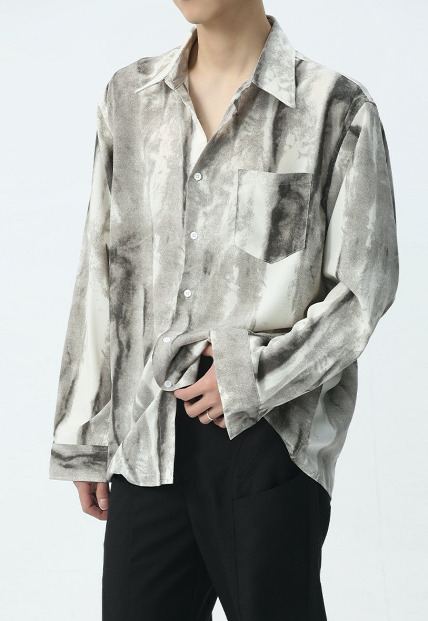 Men's Ink tie-dye shirt