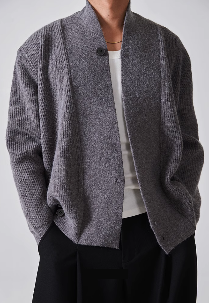 Men's Cardigan design sweater