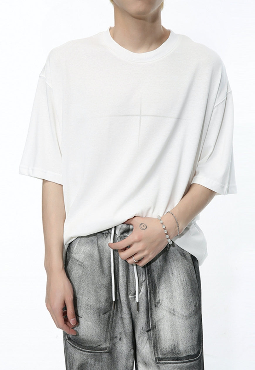 Men's star dot print tee