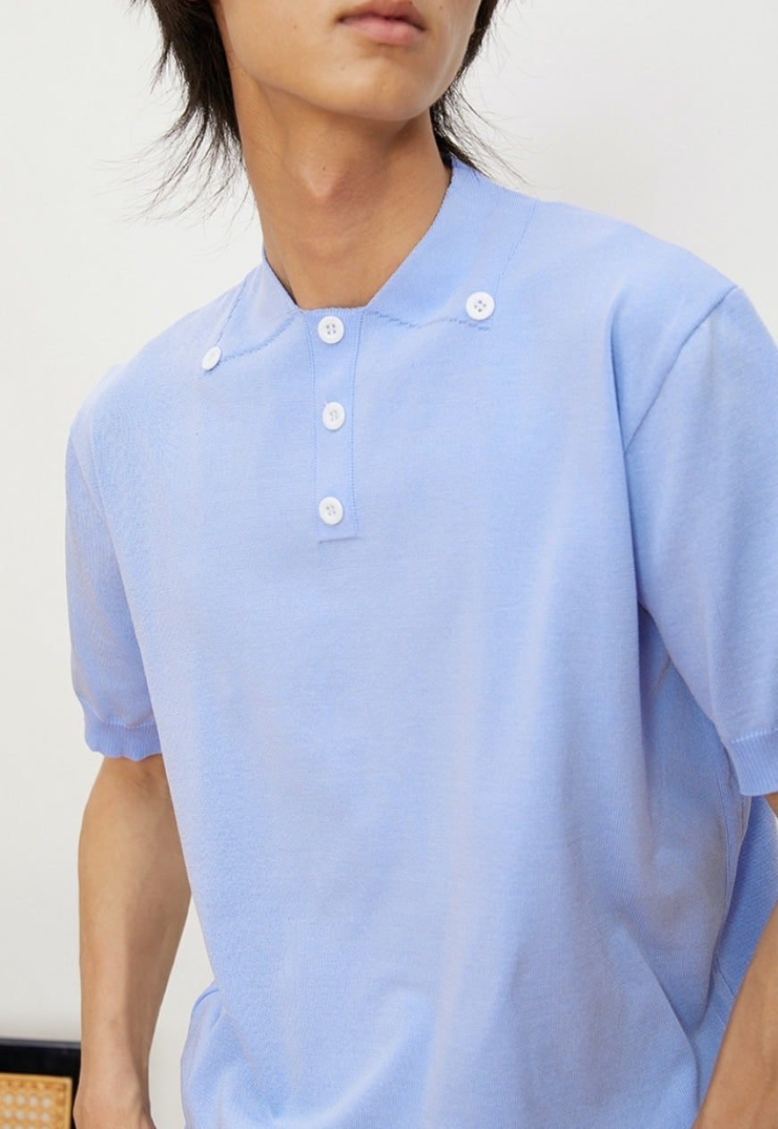 Men's College style POLO shirt
