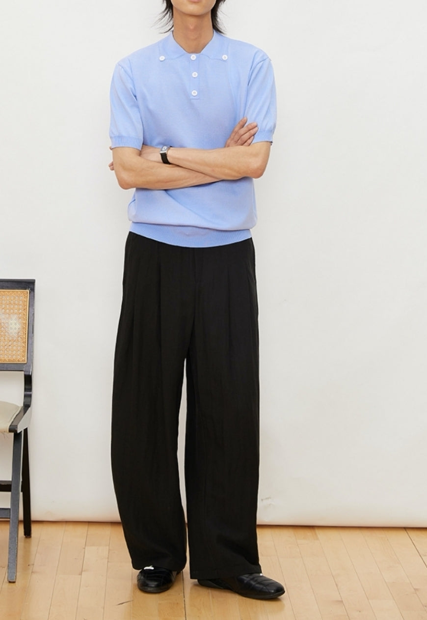 Men's College style POLO shirt