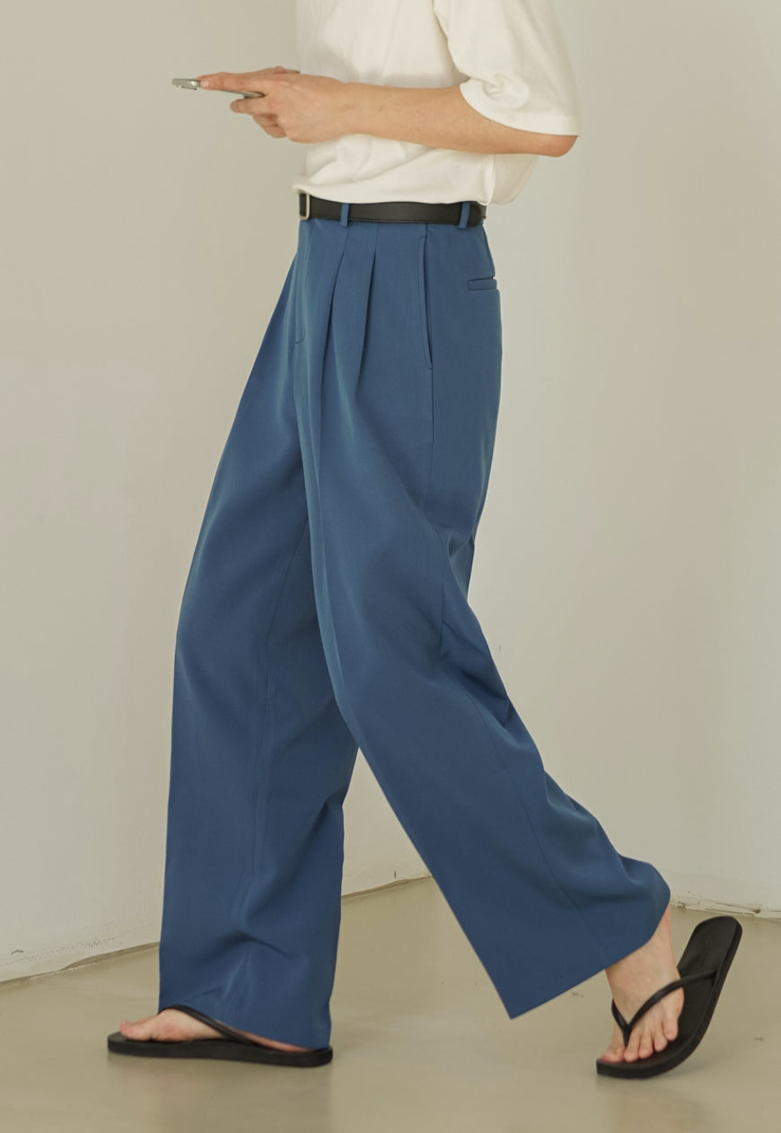 Men's Summer thin solid color suit pants