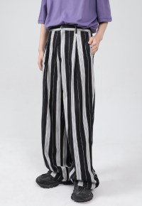UZIP DESIGN Men's statement striped trousers