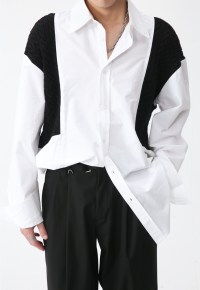 Men's Contrast Collar Shirt