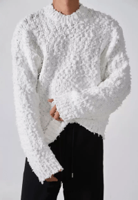 Men's grain design sweater