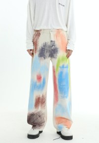 【Sale】Unisex Painted Graffiti Jeans