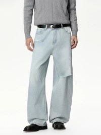 Men's Personalized washed denim jeans AW25 Vol.1