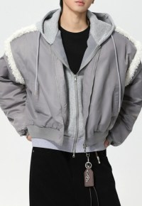 Men's Raw-edged baseball jacket AW25 Vol.1