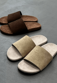 Men's Matte Suede Slides